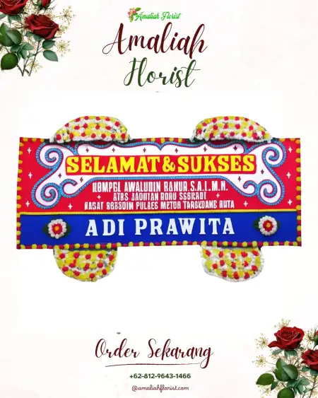 Papan Bunga Ucapan Selamat Kedungpancing